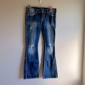 Midrise Silver Jeans 30 long